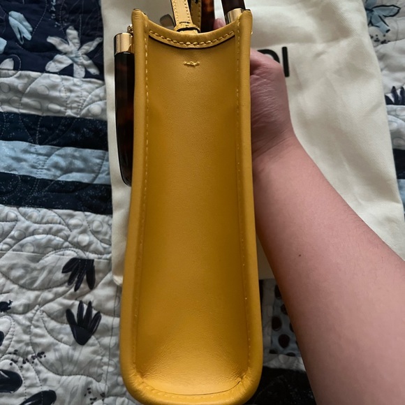 Fendi Mini Sunshine Shopper Yellow NEW - Picture 4 of 9